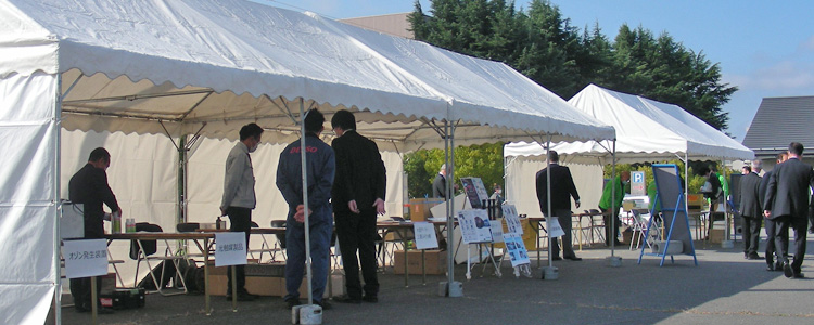 バス会社の感染防止対策見学会